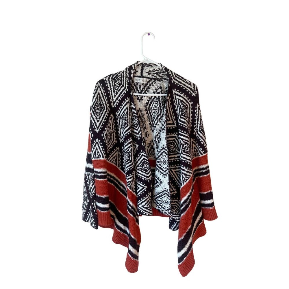 Knox Rose Cardigan Bohemian Aztec‎ Western Boho Size Small